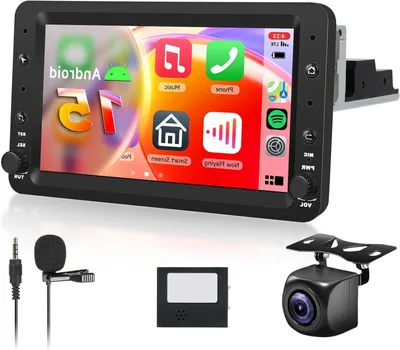 Imagen del producto de Radio para coche - Compatible con CarPlayRadio para coche - Radio multimediaRadio para coche - Radio AndroidRadio para coche - Pantalla táctilRadio para coche - Pantalla de 7 pulgadas