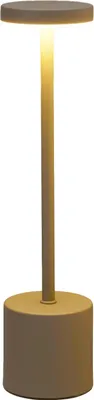 Image de Lampe de table LED avec batterie rechargeable, métal, 34 cm