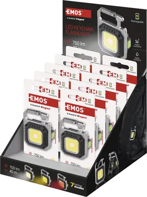 Obrázek produktu pro Emos Cob Led Nabíjecí Přívěšková Svítilna 750 Lm