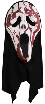 Produktbild von Scream Maske Halloween Kostüm Verkleidung Scream Outfit Gruselig Horror