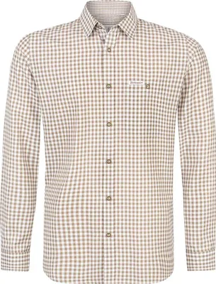 Produktbild von Trachtenhemd Campos3 moosgrün beige M