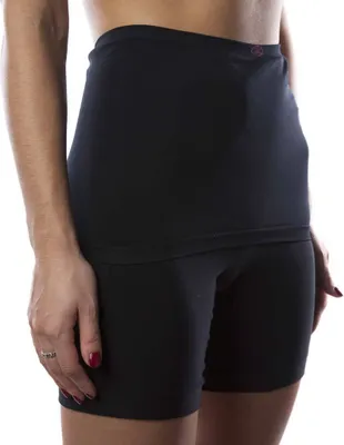 Immagine prodotto di Boxer per stomia a doppio strato a vita alta Comfizz, supporto di livello 2, nero, XL/2XL
