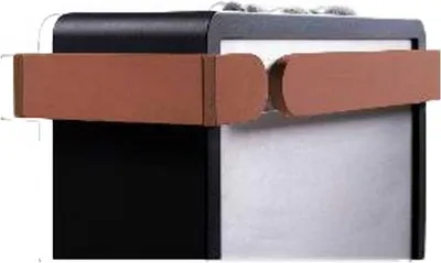 Produktbild von Holzreling für Harvia Concept R Mini combi / Walnuss