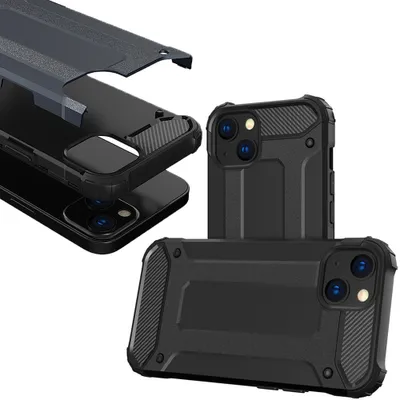 Zdjęcie produktu dla Hybrid Armor Etui Iphone 14 Plus Pancerny Hybrydowy Pokrowiec Czarny
