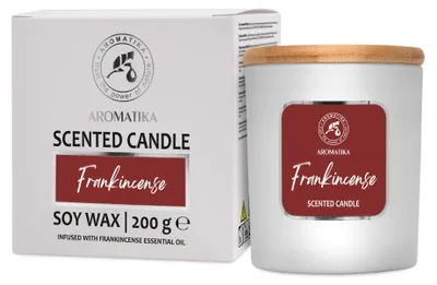 Duftkerze Weihrauch 200 g – Sojakerze mit ätherischem Öl – Aromatherapie
