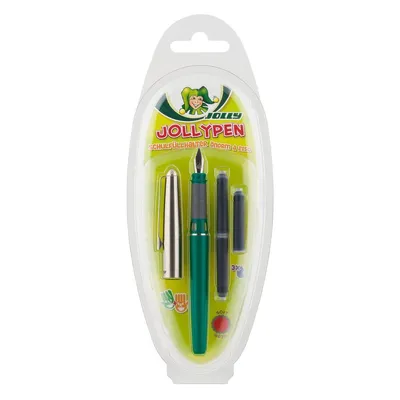 Produktbild von JOLLY, Schulfüllhalter + 3 Tintenpatronen, blau