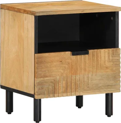 Produktbild von Nachttisch Braun 40x33x46 cm Massivholz Mango