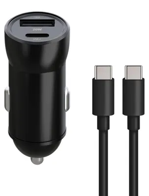 Obrázek produktu pro Maxlife MXCC-04 PD QC, nabíječka do auta, 1x USB-C, 1x USB, 20W, černá