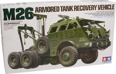 Produktbild von 1:35 US M26 Bergefahrzeug Modellbausatz mit 6 Figuren