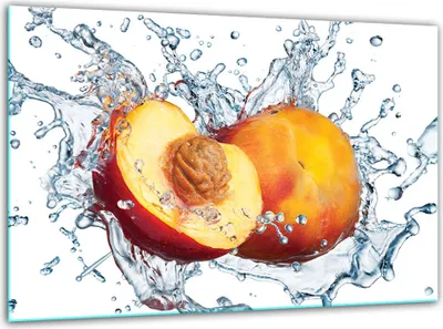 Produktbild von Glas Herdabdeckplatten Schneidebrett Universal 30x22cm Obst