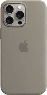 Produktbild von Apple iPhone 15 Pro Max Hülle - Silikon - Soft Case, Backcover - Grau
