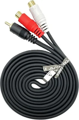 Obrázek produktu pro 1,8M Y adaptér cinch rozbočovací kabel RCA pro subwoofer reproduktory domácího kina