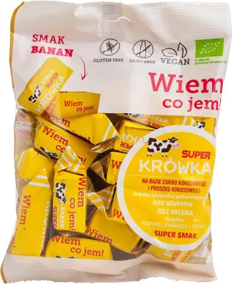 Produktbild von Super Krówka  Bananen Fudge 150g, Vegan, GF