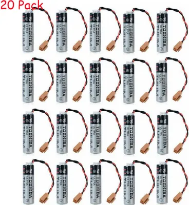 Obrázek produktu pro 20 kusů 2400mAh TOSHIBA ER6V/3,6V PLC baterie pro systém Mitsubishi M64