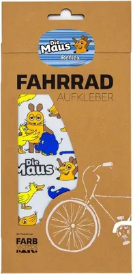 Produktbild von FARBviereck Fahrradaufkleber Die Maus WDR Reflex