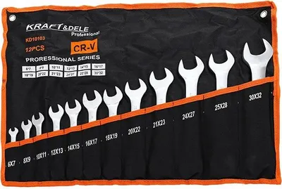 Obrázek produktu pro Kraft&Dele KD10934 oboustranné očkové klíče 12ks