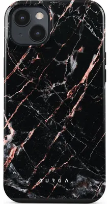 Zdjęcie produktu dla iPhone 14 Pro Max Burga Dwuwarstwowe marmurkowe etui w kolorze różowego złota