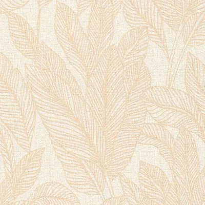 Zdjęcie produktu dla Profhome 790642-GU Tapeta ton w ton Floral błyszcząca kremowo-platynowa 5,33 m2