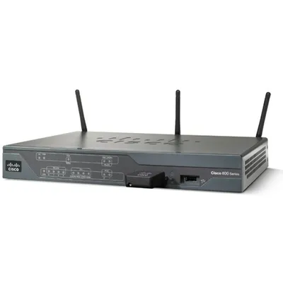 Produktbild von Cisco 881, Ethernet-WAN, Schnelles Ethernet, Schwarz