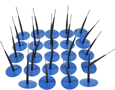 Productafbeelding van 24-delige bandenreparatieset met rubberen patches en 4,5 mm schimmelpluggen voor tubeless bandenherstel