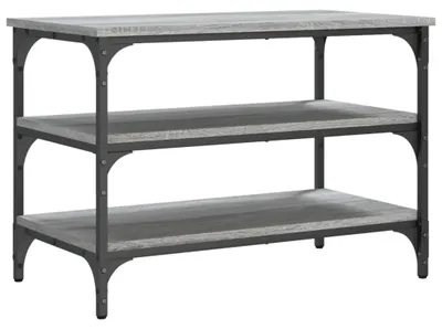 Obrázek produktu pro vidaXL Lavice na boty šedá Sonoma 70x38,5x49 cm Materiál na bázi dřeva