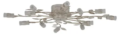Zdjęcie produktu dla Lampa sufitowa LED Lindby Bolonia, mosiężna/biała, średnica 80 cm