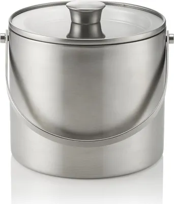 Productafbeelding van Emmers met tang, diameter 18,5 cm, hoogte 20,5 cm, inhoud 3 liter, met glazen deksel, van glas