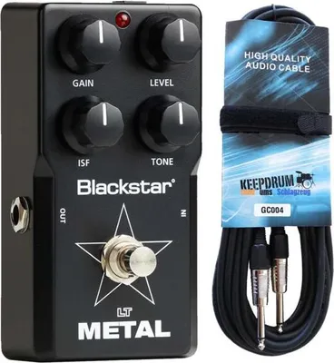 Produktbild von Blackstar LT-Metal Effektpedal mit Gitarrenkabel 6m