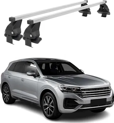 Obrázek produktu pro Základna střešního nosiče Menabo pro VW Touareg III 2018-2025 ocelově šedá 2ks