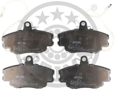 Produktbild von OPTIMAL Bremsbeläge Satz Vorne Bremsklötze passend für PEUGEOT 205 II (20A/C) BP-09416