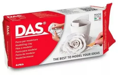 Produktbild von DAS 387000, Modellierton, Weiß, Erwachsener, 1 Stück(e), 1 Farben, Italien