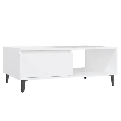 Obrázok produktu pre vidaXL Konferenčný stolík biely 90x60x35 cm Drevo Materiál