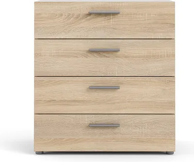 Produktbild von Petra Kommode mit 4 Schubladen, eiche Nachbildung.