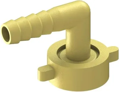 Produktbild von Js Winkelverschraubung            Flachdichtend, 3/8"X3/4", Messing