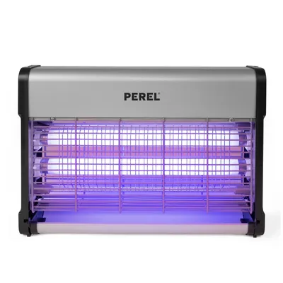 Produktbild von Perel Elektrischer UV Insektenvernichter innen, 2800V Hochspannungsgitter, leise Fliegenlampe mit