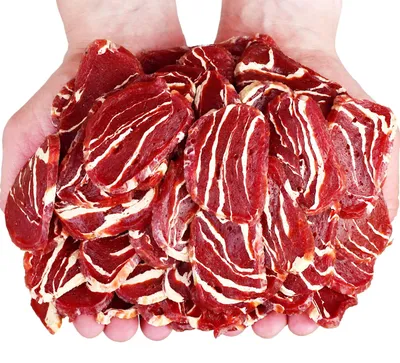 Productafbeelding van Hondenkoekjes, zachte, marmerachtige eendvormige ringen Woof&Miao, 500g