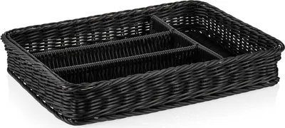 Obrázek produktu pro Koš na příbory černý Gastro 40 x 30 x 6,5 cm, polypropylen