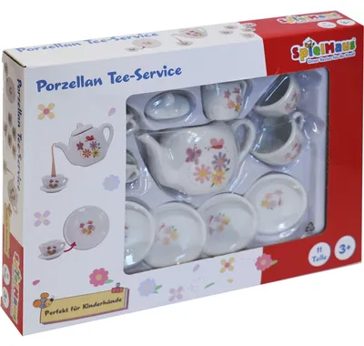 Image de SpielMaus Cuisine Service à thé en porcelaine, 11 pièces Autres