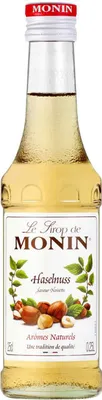 Produktbild von Monin Haselnuss Sirup zum Verfeinern von Kaffee und Milch 250ml