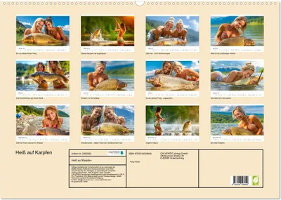Produktbild von Heiß auf Karpfen (Wandkalender 2026 DIN A2 quer), CALVENDO Monatskalender