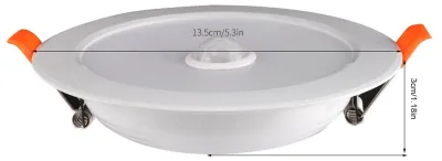 LED-Einbauleuchte 12W mit Sensor, Kaltweiß, für Innenräume