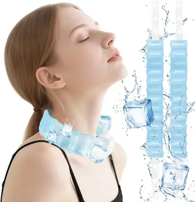 Produktbild von Kühlhalsband Sommer wiederverwendbar, leichtes Kühlband gegen Hitze für Outdoor, Arbeit & Reisen