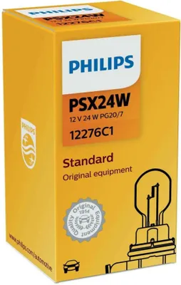 Zdjęcie produktu dla Philips PSX24W 12V 24W PG20/7 12276C1 - oryginalna żarówka samochodowa, 1 szt