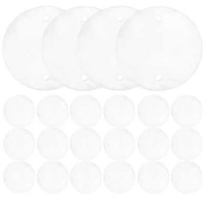 Produktbild von Capiz-Muscheln - Perlmutt-Scheiben mit 2 Löchern für Windspiele - 30 mm