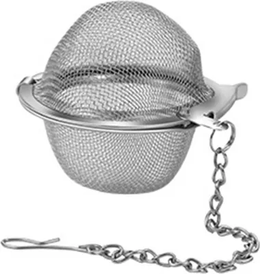 Produktbild von Tee-Ei, vielseitiger Gewürzball aus Edelstahl, langlebiger Teesiebball für losen Tee und Gewürze