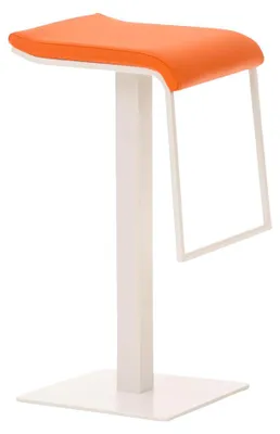 Produktbild von CLP Barhocker Lameng Kunstleder W78 orange