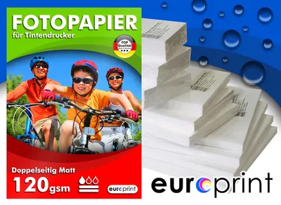 Produktbild von Fotopapier 120gsm A4 100 Blatt Matt 2-seitig Premium