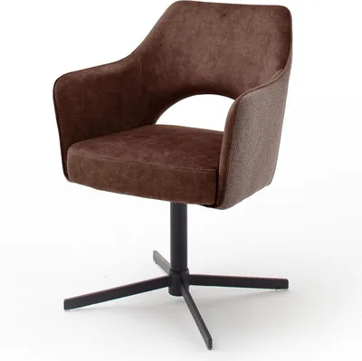 Produktbild von Esszimmerstuhl Polsterstuhl Küchenstuhl Stuhl Sitzmöbel "Viannos I" (2-er Set) Rotbraun