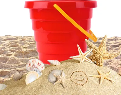 Zdjęcie produktu dla Wiaderko Wiadro Z Wytłoczeniem Uchwyt Do Piasku Plaża Woda Zestaw Do Wody 0472