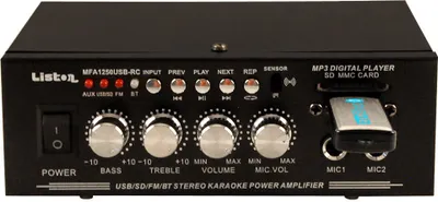 Produktbild von Karaoke Verstärker mit Bluetooth Liston MFA1250USB-RC